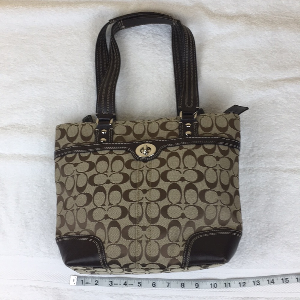 Coach brown shoulder bag